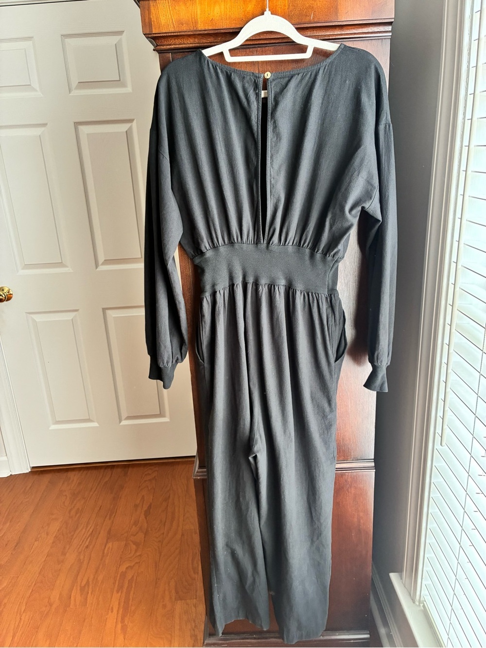 Free People Black Wide Leg Jumpsuit - Picture 6 of 8